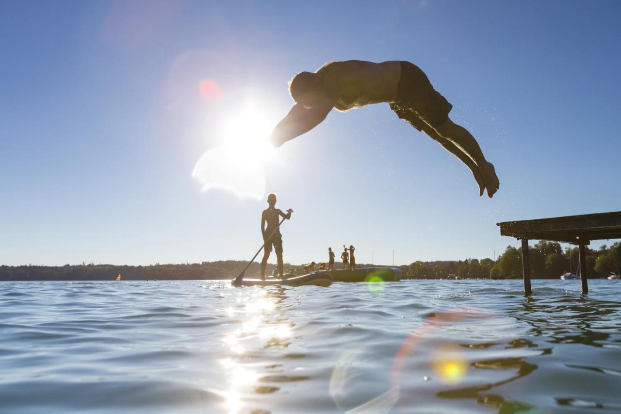 Sopherl Am See - Fruehstueck Auf Der Seeterrasse, Sehr Ruhig Und Wunderschoen Am See, 3 Minuten Nach Oberpfaffenhofen, Viele Radtouren, Restaurants & Cafes In Der Umgebung Weßling Exteriér fotografie