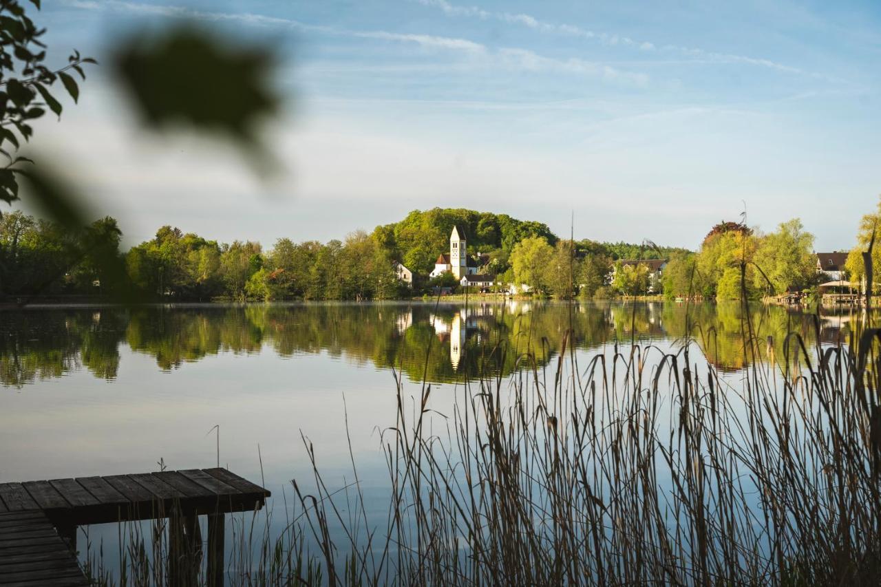 Sopherl Am See - Fruehstueck Auf Der Seeterrasse, Sehr Ruhig Und Wunderschoen Am See, 3 Minuten Nach Oberpfaffenhofen, Viele Radtouren, Restaurants & Cafes In Der Umgebung Weßling Exteriér fotografie
